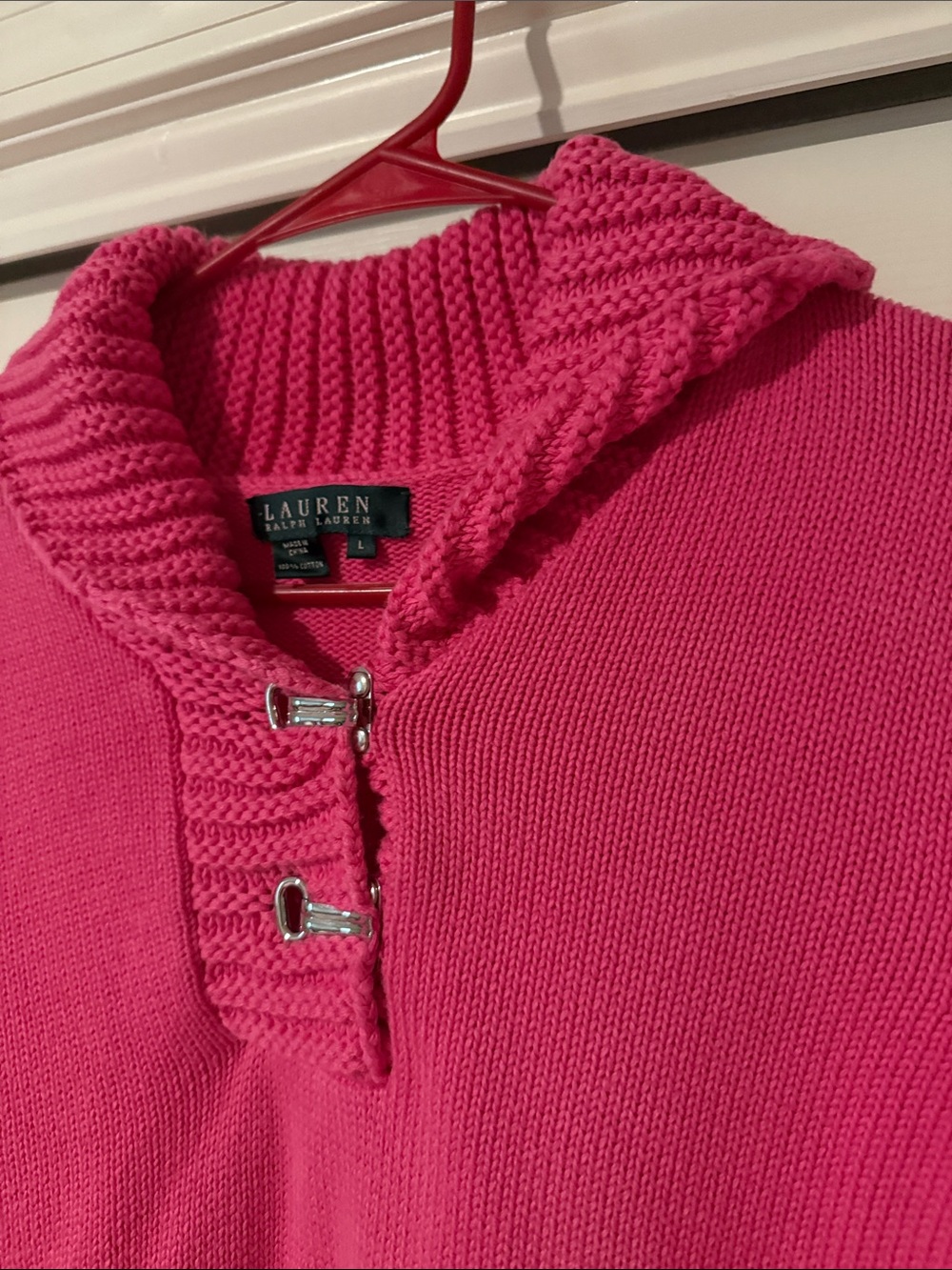 Lauren Ralph Lauren Pink Knit Sweater - Picture 5 of 6